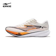 鴻星爾克極風(fēng)3男專(zhuān)業(yè)體考體測中考防滑秋冬跑步鞋場(chǎng)地訓練運動(dòng)鞋減震跑鞋 金鯉附體-微晶白/正黑 41