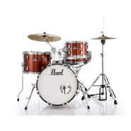 Pearl Roadshow 鼓套裝 4 件套完整套件,帶镲片和支架(RS584C/C749)