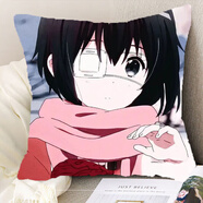 益寶王國小鳥(niǎo)游六花手辦抱枕中二病也要談戀愛(ài)抱枕二次元動(dòng)漫枕頭男女抱枕 19-雙面同圖 40x40厘米(+枕芯)