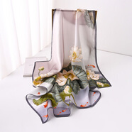 杭絲府真絲桑蠶絲絲巾禮盒圍巾披肩圍脖女神節媽媽生日婦女節禮物 秘境