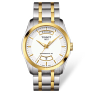 天梭（TISSOT）瑞士庫圖系列皮帶機械男士手表T035.407.16.051.02 T035.407.22.011.01