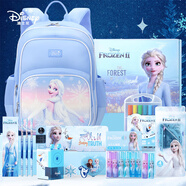 迪士尼（Disney）文具套裝 小學(xué)生書包兒童文具禮盒學(xué)習(xí)用品開學(xué)大禮包 7-14歲女孩生日禮物艾莎公主