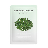 FAN BEAUTY DIARY銀耳秋葵糯嘰嘰鮮肌潤養面膜 補水滋養保濕溫和 密羅木青萃沁安凝乳面膜1片