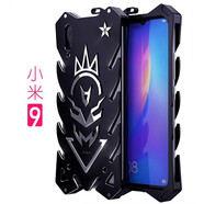 龍豈 小米10pro手機殼金屬邊框保護套play變形金剛cc9pro防摔5g全包mi cc9e定制潮 小米9-火神-黑色