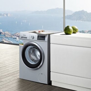 西門(mén)子（SIEMENS）WM12P2R89W 9公斤全自動(dòng)家用滾筒變頻除菌液滾筒洗衣機銀色 西門(mén)子WM12P2R89W9公斤全自動(dòng)家