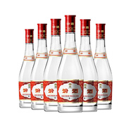 汾酒【名酒鑒真】山西老汾酒42度玻璃瓶紅蓋汾475ml 清香型白酒 經(jīng)典暢銷(xiāo)白酒 2016年 475mL 6瓶
