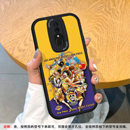 美齡美麗適用OPPOA9手機殼海賊王NBA湖人A5全包A11x軟硅膠k9s動漫路飛A8防摔k7皮質K12plus保護K10pro套K5 黑色-海賊王全家福M OPPO K1