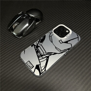 XMSJ漫威蜘蛛俠iPhone15Promax手機(jī)殼14蘋果16pro/13/12/11潮男XR新款7鋼鐵俠8Plus華為榮耀vivoOPPO小 IMD-白色-鋼鐵俠黑線L069 iPhone 6 plus