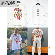 wvgavtg短袖美式復(fù)古高街重磅vintage水洗做舊寬松潮牌情侶半袖t恤fog Sailor Moon美少女戰(zhàn)士 S  身高160-175cm 130斤左右