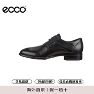 愛步（ECCO） 商務(wù)休閑鞋男 透氣低幫牛皮鞋 512754 黑色01001 41 