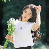 阿迪達斯 （adidas）女裝 2025夏季新款運動(dòng)服短袖舒適透氣t恤時(shí)尚圓領(lǐng)體恤衫 JY8576 XL
