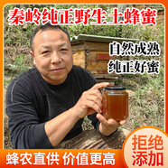 鮮聞果陜西秦嶺土蜂蜜深山百花蜜自然成熟精選純正孕婦老人農(nóng)家真蜂野生 土蜂蜜4斤4瓶裝【六棱玻璃瓶】