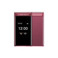 金立（Gionee）新款金立翻蓋雙屏4G全網(wǎng)通手機老人機大屏大字大聲老年學(xué)生男女士商務(wù)超長(cháng)待機大按鍵電信版老人專(zhuān) 紅色 256MB x  通 x  官方標配