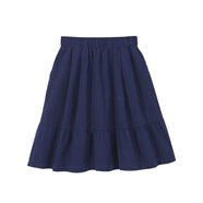FSHE中裙早春慵懶百搭顯瘦蓬蓬中裙半身裙女0a字傘裙女2024年新款百搭 藏青色 均碼
