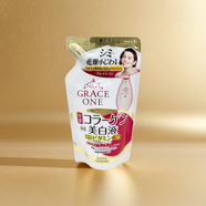 高絲（Kose）日本KOSE高絲Grace One美白淡斑六合一美容液乳液熟齡肌緊致保濕 精華乳液【替換裝】200ml