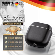 HONEYS德國(guó)品牌【政府補(bǔ)貼】電動(dòng)剃須刀小鋼炮德國(guó)進(jìn)口刀頭便攜款刮胡子男士定制生日禮物送男朋友老公 【商務(wù)黑】便攜剃須刀【免費(fèi)刻字/代寫賀卡】禮盒裝
