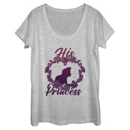 disney Princess 女式傳統短袖 T 恤 雜灰色（Athletic Heather） X-Large