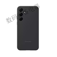 三星（SAMSUNG）適用原裝三星A55原裝保護套A54液態(tài)硅膠手機殼Galaxy A55純色保護 原裝液態(tài)硅膠裸殼 黑色 三星Galaxy A55