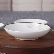 錦鳳 景德鎮(zhèn)餐具骨瓷碗盤碟勺子 微波爐適用家用碗碟單只 盛世牡丹 小碟4英寸吃碟
