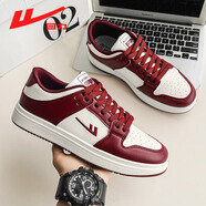 回力男鞋小白鞋男秋季2025新款百搭休閑運動(dòng)板鞋子男款 酒紅色 41
