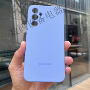 三星（SAMSUNG）適用原裝三星A55原裝保護套A54液態(tài)硅膠手機殼Galaxy A55純色保護 原裝液態(tài)硅膠裸殼 紫色 三星Galaxy A55