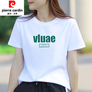 皮爾卡丹（pierre cardin）短t袖2025夏季新款純.棉女士韓版寬松體恤大尺碼白色上衣簡約時尚 白色【vIuae】 082 M 寬松  (80-100斤)