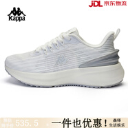 卡帕（Kappa）背靠背跑鞋2025新款春季透氣跑步運動鞋女男士休閑鞋男 經(jīng)典白-012 36