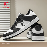 喬丹冬季板鞋男鞋2025經(jīng)典黑白熊貓透氣白色休閑鞋男士防滑運動(dòng)板鞋男 喬丹白/黑色 39