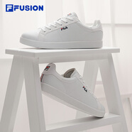 FILA FUSION斐樂男女鞋低幫休閑板鞋百搭輕便小白鞋情侶輕便滑板鞋 集團(tuán)白-WT 41