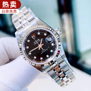 【二手95新】帝舵（TUDOR）女表王子與公主系列自動機械18k金精鋼時尚商務二手奢侈品女士手表 M92414-0010黑盤鉆刻25mm