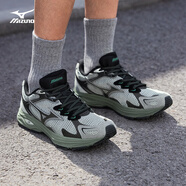 美津濃（MIZUNO）【RACER S】軟底輕便運(yùn)動(dòng)跑步鞋男女同款緩震透氣休閑慢跑鞋 13/綠野仙蹤 45 (295mm)