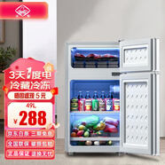 冰熊（bingxiong）小冰箱雙門迷你小型家用 冷藏冷凍宿舍寢室出租房用辦公室電冰箱節(jié)能省電 一級(jí)能效 49升【加厚節(jié)能】銀色【一級(jí)能效I全國聯(lián)?！?
                                         title=
