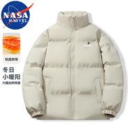 NASA MARVEL七夕情人節(jié)禮物棉服男棉衣冬季外套加厚保暖面包服運動情侶裝