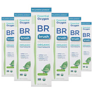 dm _現貨 美國Essential Oxygen安東尼推薦BR有機牙膏牙粉漱口水美白日常護理 薄荷牙膏-6支（超值推薦）-現貨