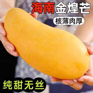 海南金煌芒水仙芒新鮮水果現(xiàn)摘青芒甜心芒 5斤中果