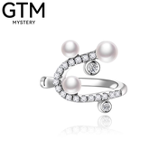 GTM人魚(yú)淚珍珠耳夾耳飾明星同款首飾小眾高級感原創(chuàng  )設計珠寶禮物銀飾 【淡水珍珠】單只耳夾·