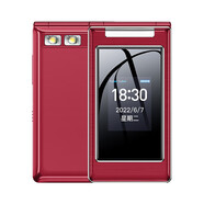 金立（Gionee）S9新款正品雙屏翻蓋老人手機4G全網(wǎng)通老年機學(xué)生男士女士商務(wù)大字大聲音大屏超長待機非智能老年手 紅色 256MB x  4G通 x  官方標(biāo)配 手機