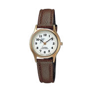 卡西歐（CASIO）輕便女款日韓風(fēng)格海豚插畫合成皮帶手表 LQ-398GL-7B4LJH