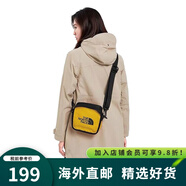 the North Face【JD物流】北面美版潮流小包休閑包新款運(yùn)動(dòng)包單肩包斜挎包 黑金色 均碼