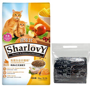 SharlovY貓糧9kg 成貓控毛球幼貓高蛋白雞肉三文魚配方藍貓全貓通用 喜樂比【高蛋白】9kg幼貓+(30支 0g