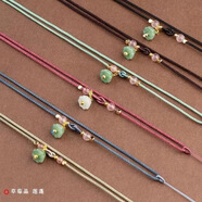 新款純手工編織蓬萊可調(diào)節(jié)掛繩男女款吊墜繩子玉佩掛脖珠寶 精品手工編織掛繩 顏色選項可聯(lián)系客服備注定制
