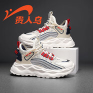 貴人鳥(niǎo)旗艦店男女童單網(wǎng)鞋秋季2025新款戶(hù)外透氣一腳蹬跑步運動(dòng)鞋秋冬款 2F089D米色（單網(wǎng)） 36 內長(cháng)23.0/適合腳長(cháng)22.0