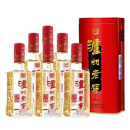 瀘州老窖頭曲系列 濃香型白酒 52度 500mL 6瓶 六年窖頭曲鐵盒