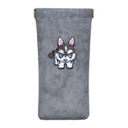 裹蔻適用于蘋果iPhone1213/14/15/16pro Max手機(jī)套絨布袋防塵保護(hù)套殼 淺灰色哈士奇1 升級(jí)不起球不掉 iPhone16ProMax