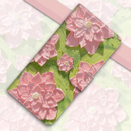 三星（SAMSUNG）翻蓋皮套三星全系列手機殼c9保護套c8插卡c7支架c7/c5/note20ultra/10+/10lite/9/8/5/pro 蓮花-皮套 三星GalaxyC8