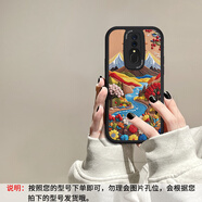七代目適用OPPOA9手機(jī)殼山川花朵OPPOK12新款感K11/K10/K9鏡頭全包A5/A7保護(hù)套帶手鏈A11S女K7軟硅膠X防 黑色-彩色山川花朵N OPPO A7