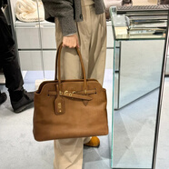 梵威倫意大利托特包女2025新款夏季復(fù)古大容量腋下包通勤單肩包送女朋友 Aventure橡木棕色+復(fù)古頭層牛皮