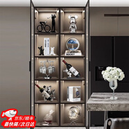 輕奢現(xiàn)代電視柜酒柜裝飾品擺件套裝客廳餐邊柜工藝品擺設(shè)高檔大氣 酒柜擺件19件套【十格柜】