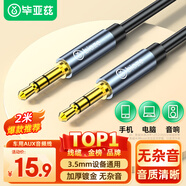 畢亞茲 車用AUX音頻線 2米 3.5mm公對公車載連接線 耳機線 適用于手機/平板/功放/MP3/DVD/筆記本/汽車