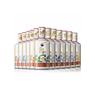 茅臺(tái)（MOUTAI）【2017年份可選】國(guó)博酒國(guó)博十二生肖醬香型白酒 53度 500mL 12瓶 2019年整箱收藏